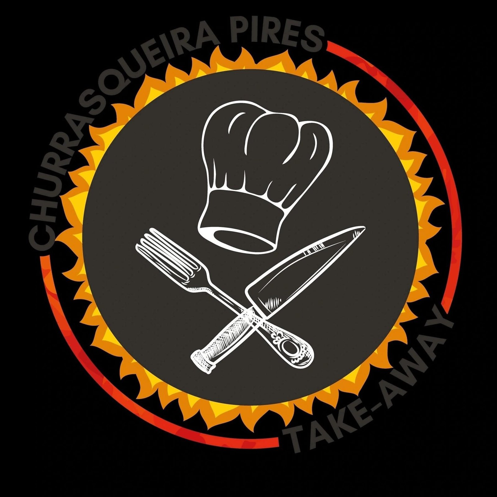 Logo Churrasqueira Pires Takeaway, Restaurante parceiro toc toc
