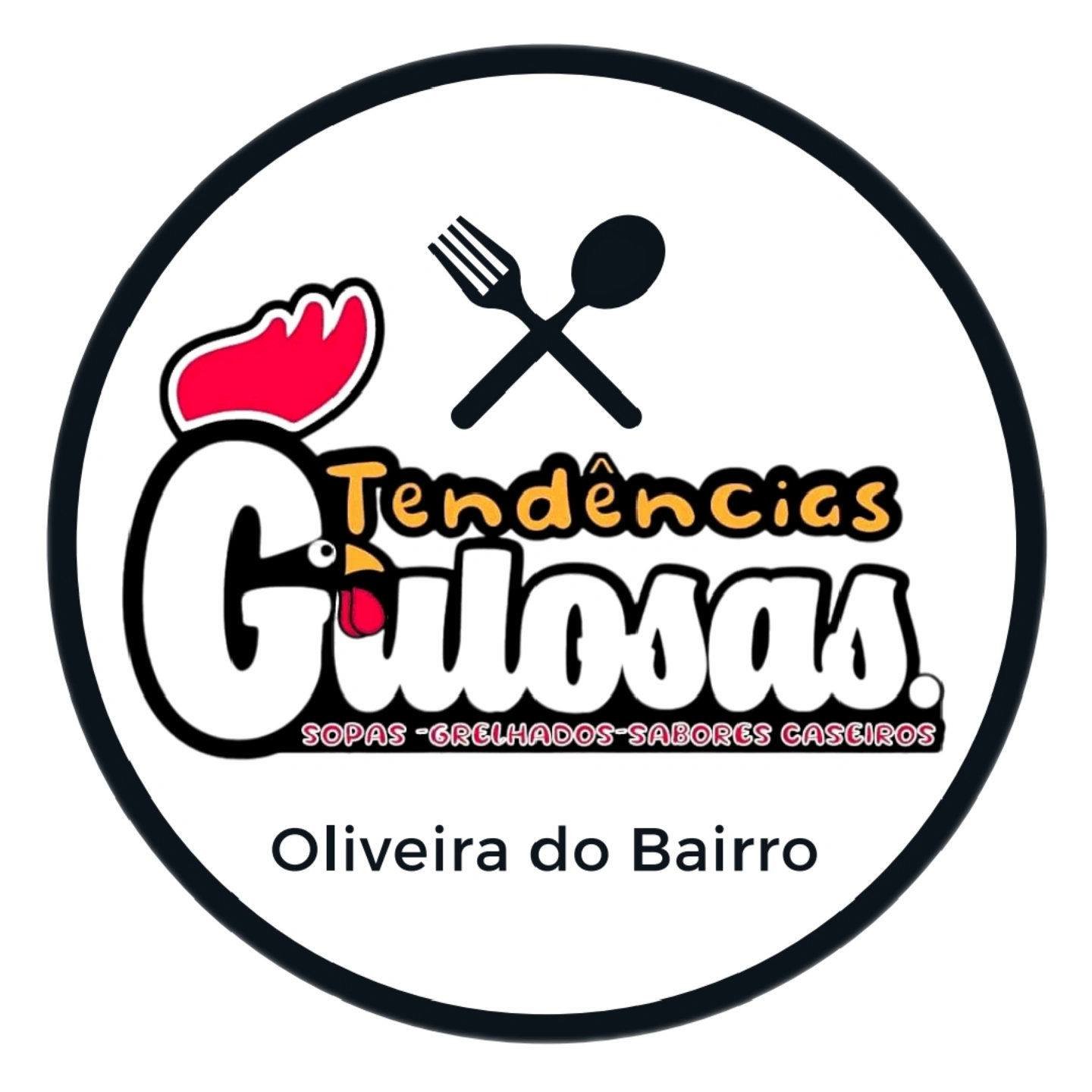 Logo Tendências Gulosas-Restaurante Take Away, restaurante parceiro toc toc